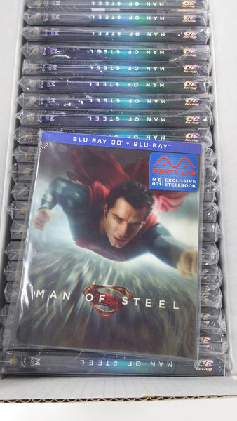 Final box of "Man of Steel' Lenticular Slip