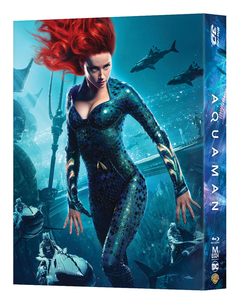 [ME#24] Aquaman Steelbook (Double Lenticular Full Slip)(2D+3D)