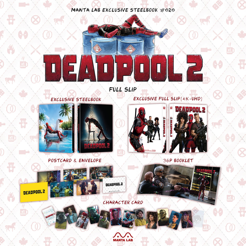 [ME#20] Deadpool 2 Steelbook (Full Slip)(2D+UHDx2)