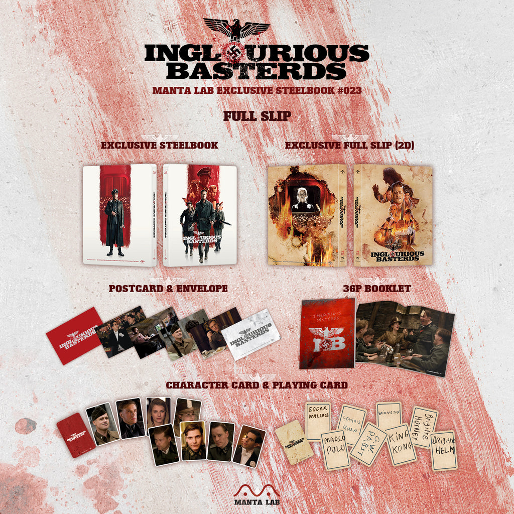 [ME#23] Inglourious Basterds Steelbook (Full Slip)(2D)