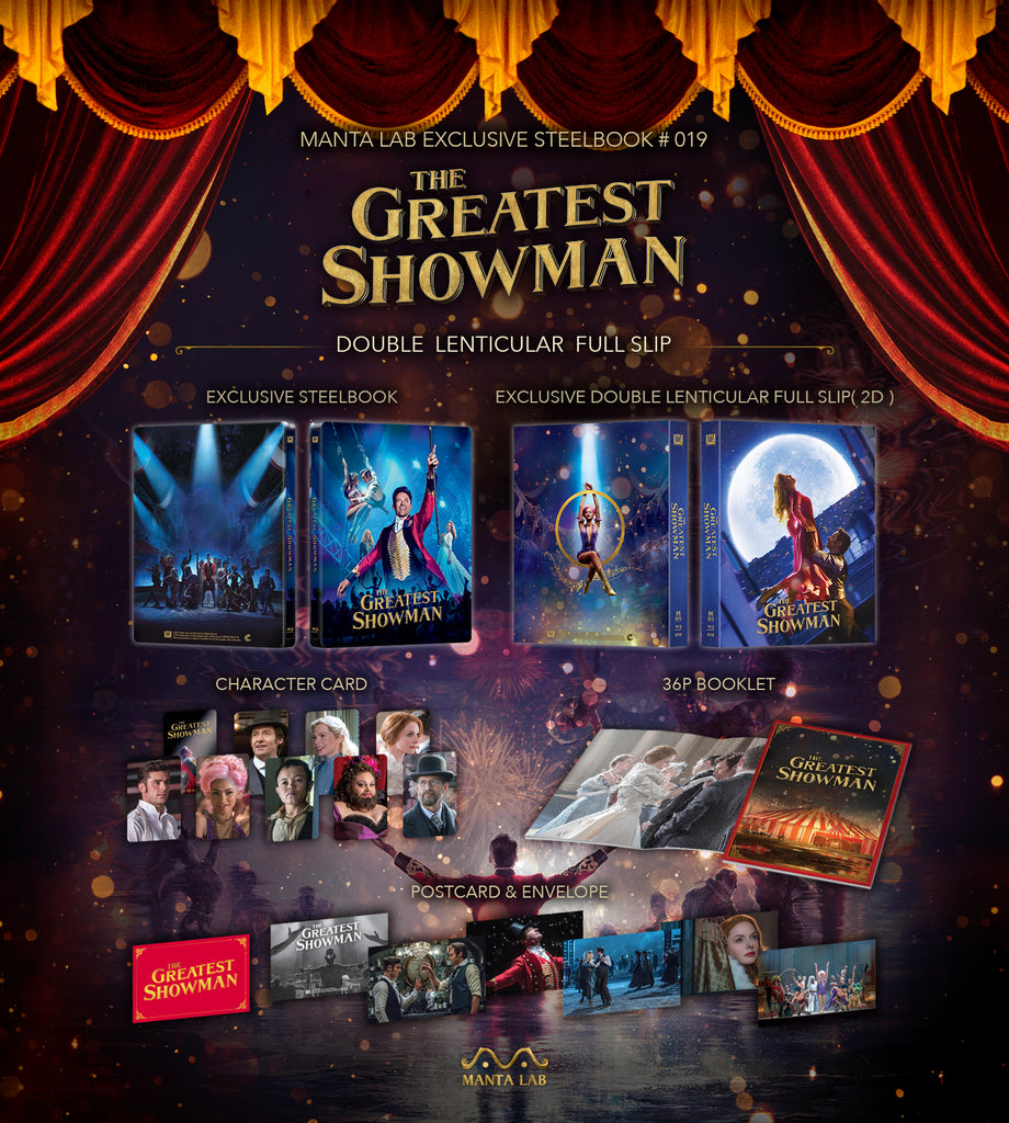[ME#19] The Greatest Showman Steelbook (Double Lenticular Full Slip)(2D)