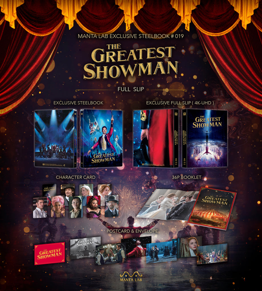 [ME#19] The Greatest Showman Steelbook (Full Slip)(2D+4KUHD)