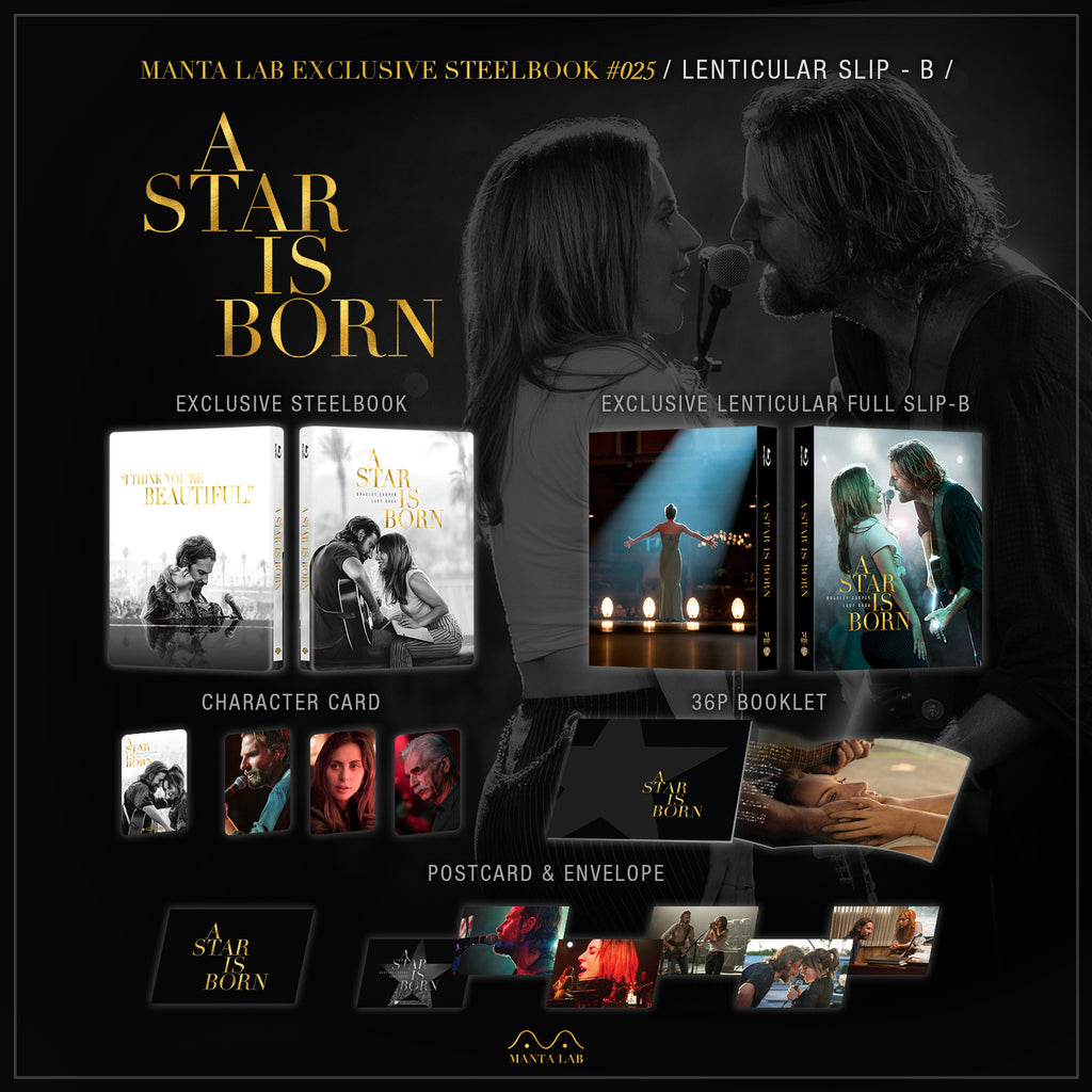[ME#25] A STAR IS BORN Steelbook Lenticular Full Slip-B (Extended Cut)(2D)