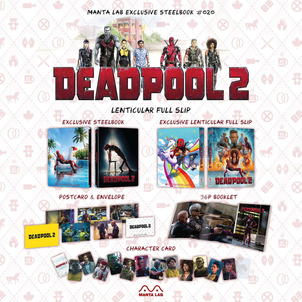 [ME#20] Deadpool 2 Steelbook (Lenticular Full Slip)(2D)