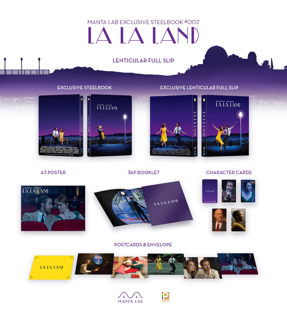 ME#7] La La Land Steelbook (Lenticular Full Slip) - Manta Lab
