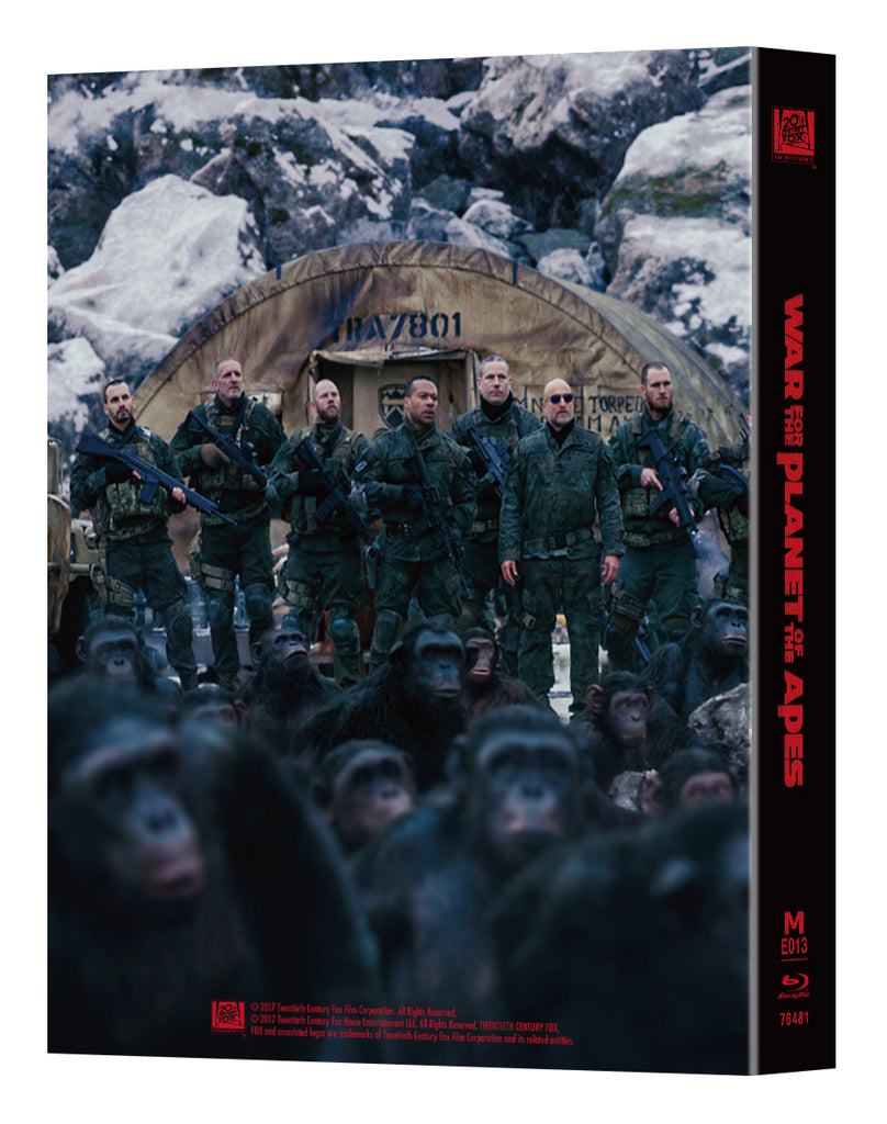[ME#13] War For The Planet of The Apes Steelbook (Lenticular Full Slip)(2D+3D)
