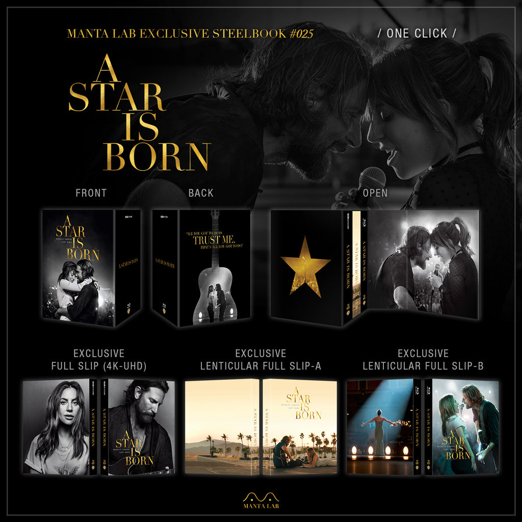 [ME#25] A STAR IS BORN Steelbook One Click (Extended Cut)