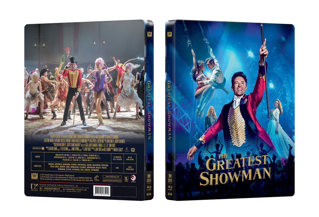 [ME#19] The Greatest Showman Steelbook (Quarter Slip)(2D)