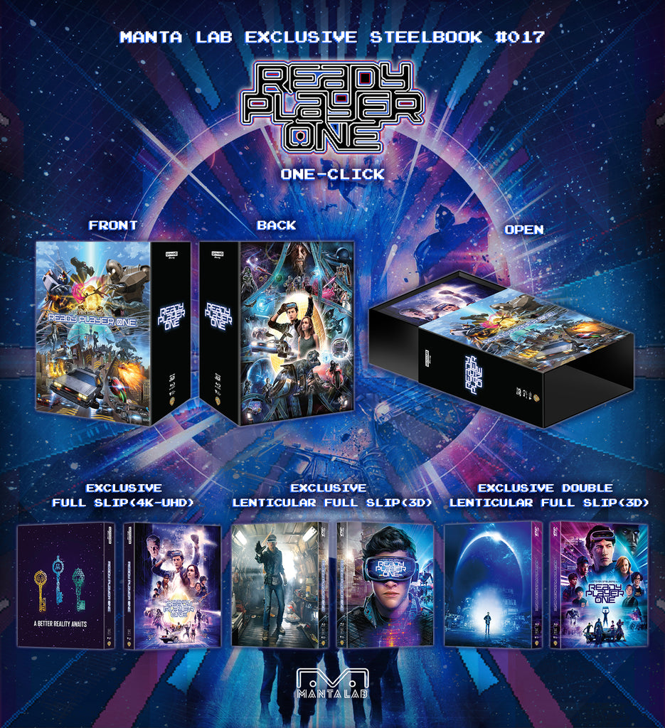 [ME#17] Ready Player One Steelbook (One Click - Kaida Art)