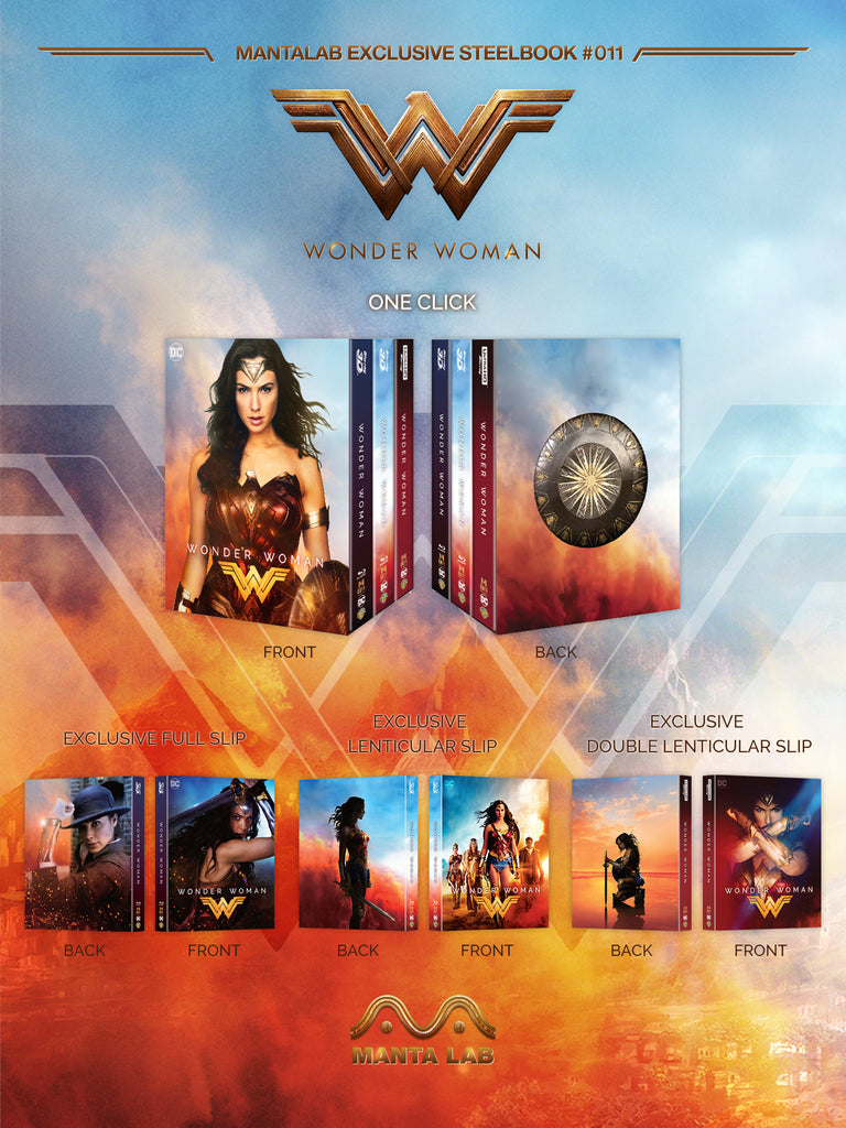 [ME#11] WONDER WOMAN STEELBOOK (ONE CLICK)